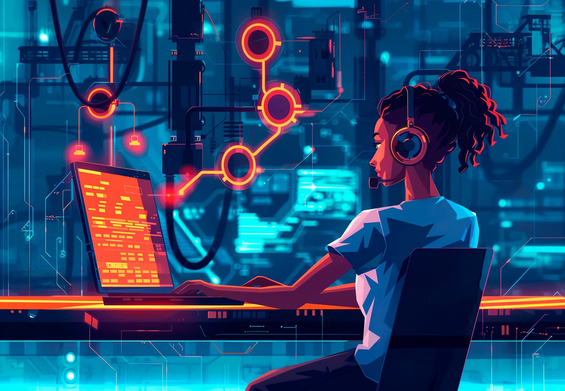 Cartoon illustration of a curious mind