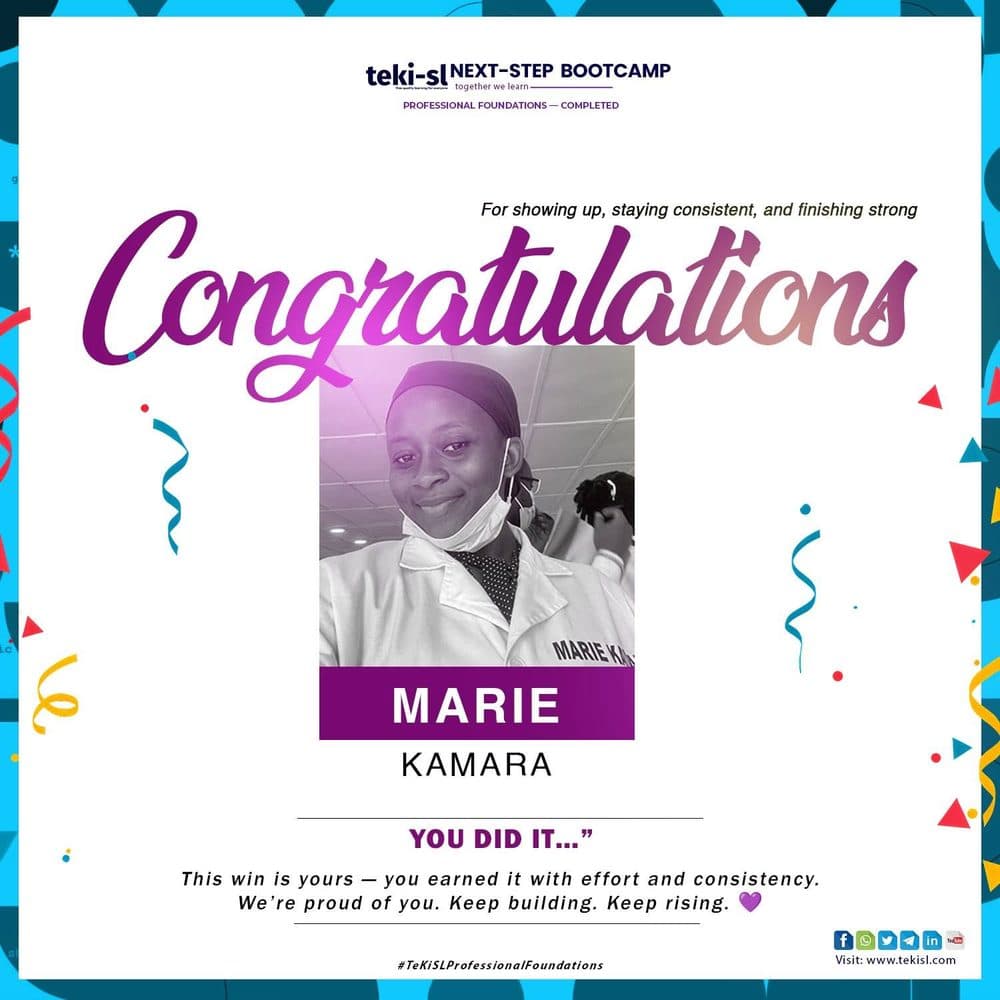 Portrait of Marie Kamara